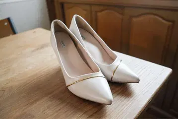 베이지 하이힐 24.5cm