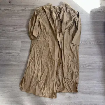 DRESSLAVE 베이지 롱 코트 38