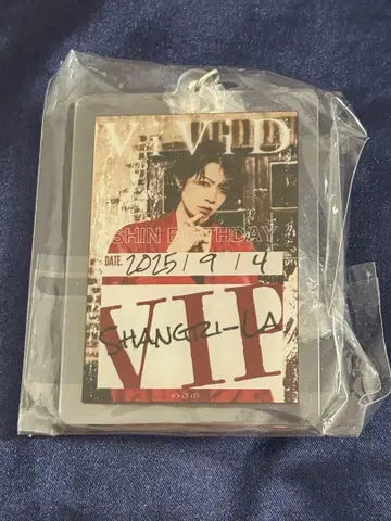 ViViD SHIN 생일 VIP 티켓 특전 아크릴 키링