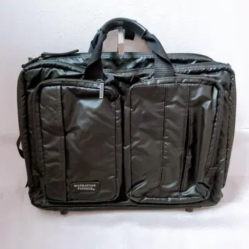 [ 3WAY ] 맨해튼 세이지 비즈니스 백 브리프 케이스 블랙 백팩