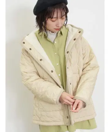 사만사 모스모스 발수 가공 리버서블 보아 블루종