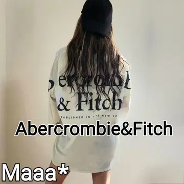 Abercrombie&Fitch 캡 귀여운 백 로고 롱 T