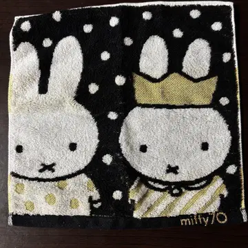 2장 세트 미피 70주년 미니 타월 타월 손수건 25cm