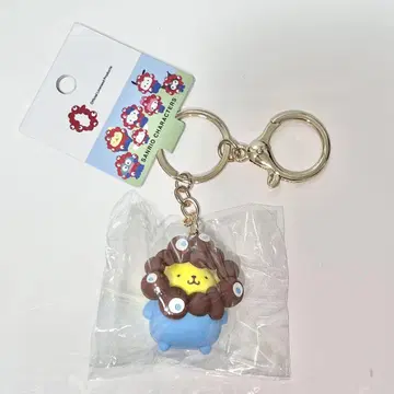 산리오 미야쿠미야쿠 변신 입체 마스코트 컬러 키링 폼폼푸딩