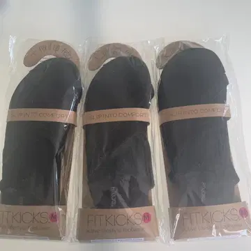 FITKICKS 블랙 슬리퍼 M 사이즈 3족 세트