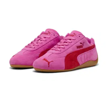 Puma 스웨이드 스니커즈 핑크/레드