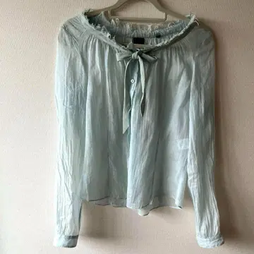 오늘 발송 ASPESI 아스베지 비침 셔츠 블라우스 사이즈 40