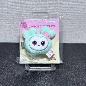 TWICE LOVELYS 봉제 인형 헤어핀 미나 GiGO 한정판