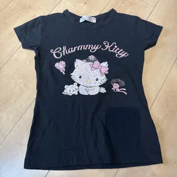 Charmmy Kitty 반팔 T셔츠 블랙