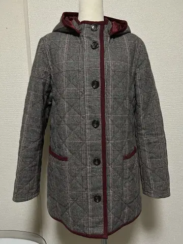 SCAPA 사이즈 38 퀼팅 자켓 체크 무늬 6779#5