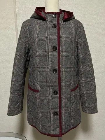 SCAPA 사이즈 38 퀼팅 자켓 체크 무늬 6779#5