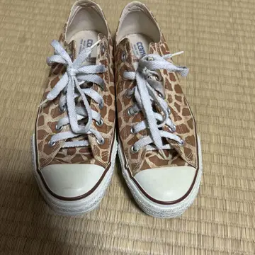 90's Converse 기린 패턴 캔버스 스니커즈