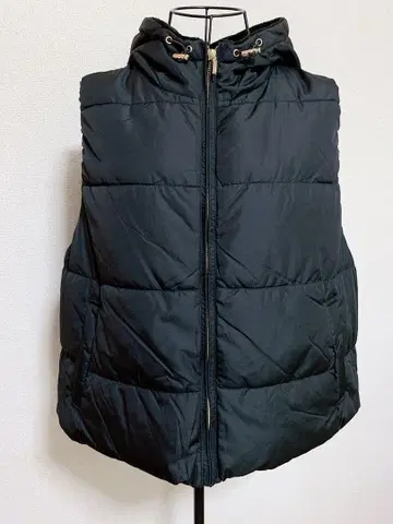 후드 부착 다운 베스트 빅 사이즈 4L