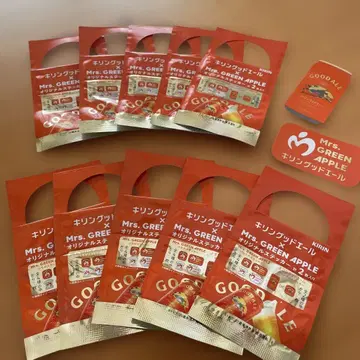 Mrs. GREEN APPLE 스티커 10개 덤 개봉 완료 1세트