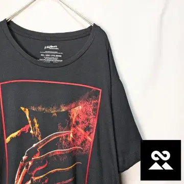 엘름가의 악몽 00'sUS 영화 티셔츠 프레디 오버사이즈 블랙
