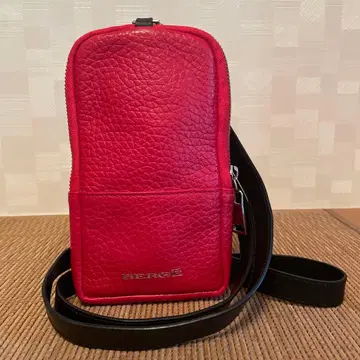 *BERGE 스마트 숄더백 스마트폰 숄더*레드 & 블랙
