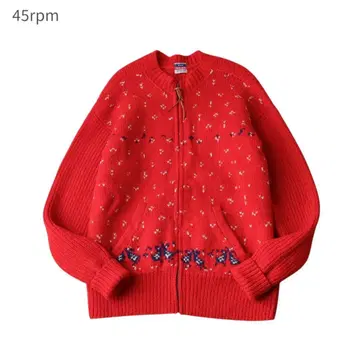 45R 45rpm 울 가디건