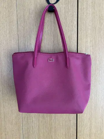 LACOSTE 핑크 토트백