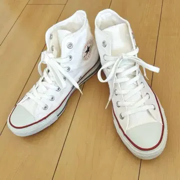 CONVERSE ALL STAR 화이트 하이컷 스니커즈