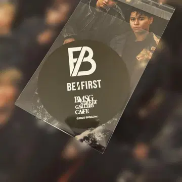 BMSG 페스티벌 콜라보 카페 BE:FIRST 코스터 (사인 있음)