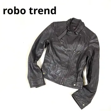 robo trend 가죽 라이더 자켓 다크 브라운 [ XL ] 양가죽
