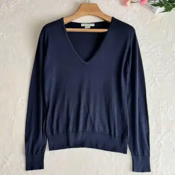 [ 새상품급 ] JOHN SMEDLEY 존스메들리 니트 V넥 네이비