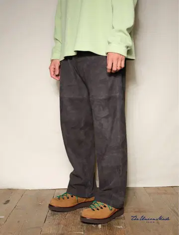 THE UNION / LEATHER PAINTER PANTS L 사이즈