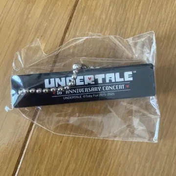 언더테일 10주년 회장 한정판 아크릴 로고 키링