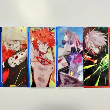 FGO 최종 재림전 편성 화면풍 카드 카르나 4종