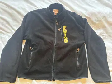 EVISU 플리스 자켓 42 블랙 대카모메