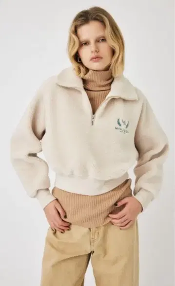 MOUSSY BOA HALF ZIP 풀오버 마우지 하프 지퍼