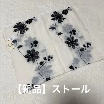 [ 새상품 ] 스톨 직사각형 자수