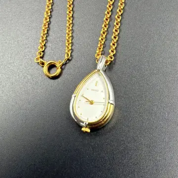 SEIKO / 세이코 펜던트 워치 골드 1F21-5A10