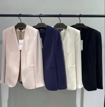 theory CLASSIC CREPE/LINDRAYIA 네이비 자켓