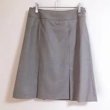 무릎 기장 플레어 스커트 (L) 포멀 스커트/깔끔한 코디/오피스