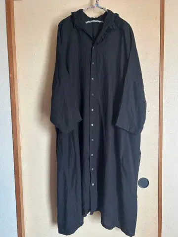 [ 새상품급 ] nest Robe 프릴 옷깃 린넨 원피스 블랙