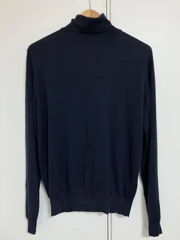 JOHN SMEDLEY 존 스메들리 터틀넥 니트 스웨터/XL 네이비