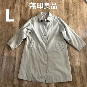 무인양품 충전솜 트렌치코트