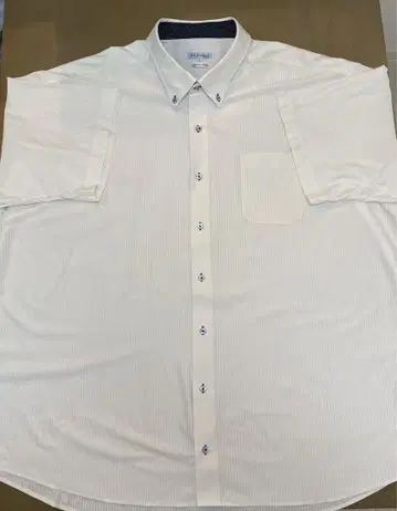 [ 빅 사이즈 ] [ i-shirt ] 반팔 와이셔츠 8L 화이트