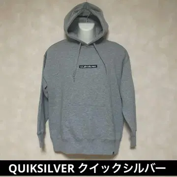 미사용 새상품 Quiksilver 그레이 후드 부착 맨투맨