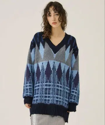 [ ODAKHA/오다카 ] 아가일 니트