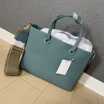 새상품 신진공방 소가죽 천연 가죽 가죽 2way 숄더백 핸드백 파랑