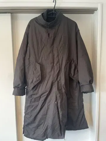 MOUSSY 밀리터리 퀼팅 리버서블 코트