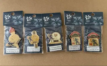 나가노 올림픽 토치 핀 배지 GEORGIA 콜라보