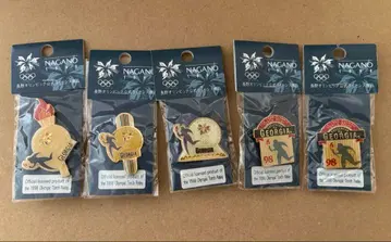 나가노 올림픽 토치 핀 배지 GEORGIA 콜라보