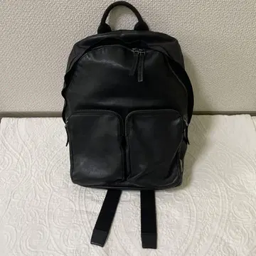 새상품급 ecco 에코 천연 가죽 가죽 백팩 데이팩