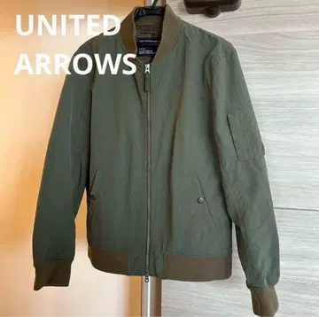 UNITED ARROWS MA-1 자켓 XL 올리브 그린