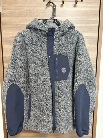 The Duffer of St. George 플리스 후드 자켓 그레이