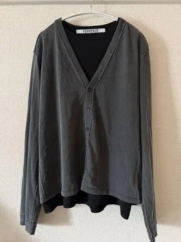 PERVERZE Double Layered Long-Sleeve Tee