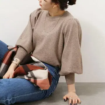 JOURNAL STANDARD 스트레치 에어리 퍼프 풀오버
